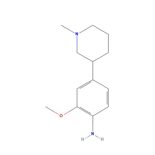 2-methoxy-4-(1-methylpiperidin-3-yl)aniline (CAS: 1116228-62-6) - Related Chemical Product