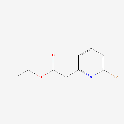 ethyl 2-(6-bromopyridin-2-yl)acetate (CAS: 955369-63-8) - Chemical Structure and Molecular Formula 