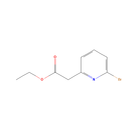 ethyl 2-(6-bromopyridin-2-yl)acetate (CAS: 955369-63-8) - Chemical Structure and Molecular Formula 