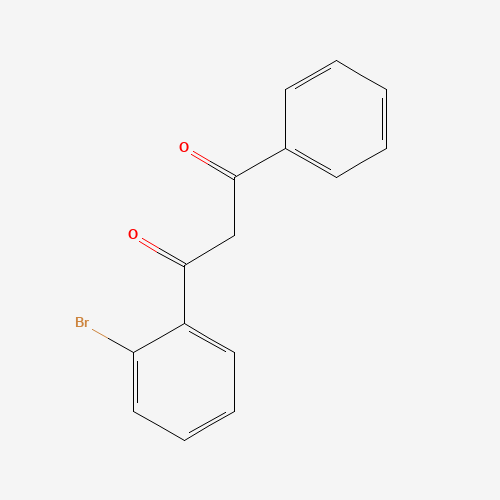1-(2-bromophenyl)-3-phenylpropane-1,3-dione (CAS: 36081-80-8) - Chemical Structure and Molecular Formula 