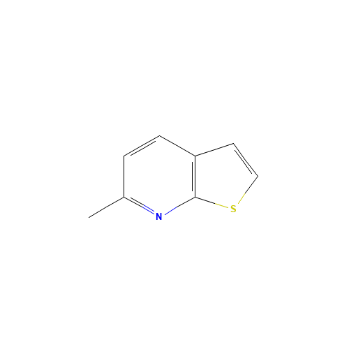 6-methylthieno[2,3-b]pyridine (CAS: 1759-30-4) - Chemical Structure and Molecular Formula 