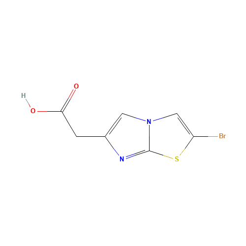 2-(2-bromoimidazo[2,1-b][1,3]thiazol-6-yl)acetic acid (CAS: 61984-81-4) - Related Chemical Product