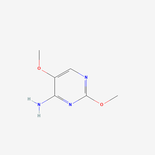 2,5-dimethoxypyrimidin-4-amine (CAS: 6960-17-4) - Chemical Structure and Molecular Formula 