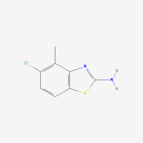 5-chloro-4-methyl-1,3-benzothiazol-2-amine (CAS: 65373-18-4) - Chemical Structure and Molecular Formula 