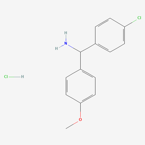(4-chlorophenyl)-(4-methoxyphenyl)methanamine;hydrochloride (CAS: 856355-54-9) - Related Chemical Product
