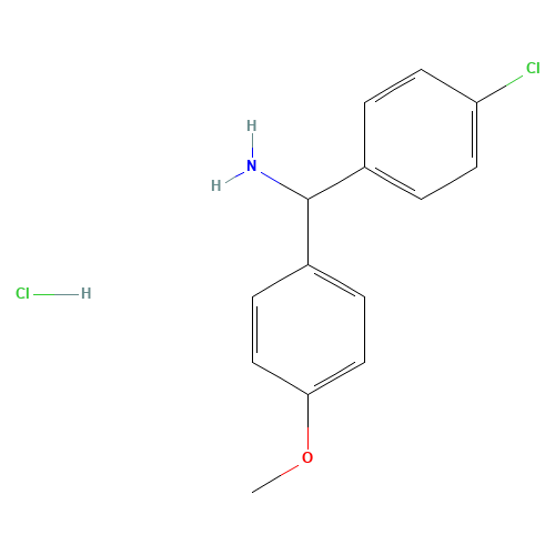 (4-chlorophenyl)-(4-methoxyphenyl)methanamine;hydrochloride (CAS: 856355-54-9) - Related Chemical Product