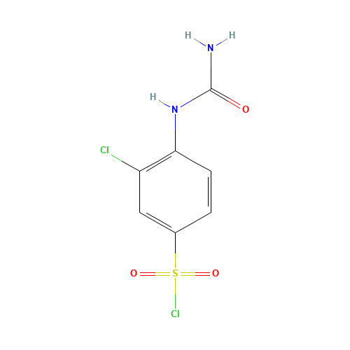 4-(carbamoylamino)-3-chlorobenzenesulfonyl chloride (CAS: 51786-25-5) - Related Chemical Product