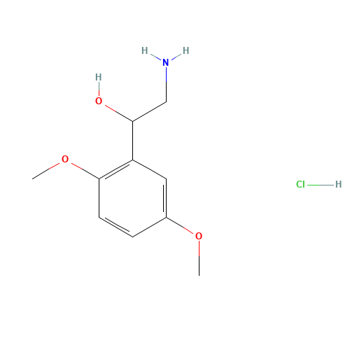 2-amino-1-(2,5-dimethoxyphenyl)ethanol;hydrochloride (CAS: 60407-53-6) - Related Chemical Product