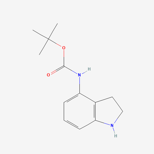 tert-butyl N-(2,3-dihydro-1H-indol-4-yl)carbamate (CAS: 885270-03-1) - Related Chemical Product