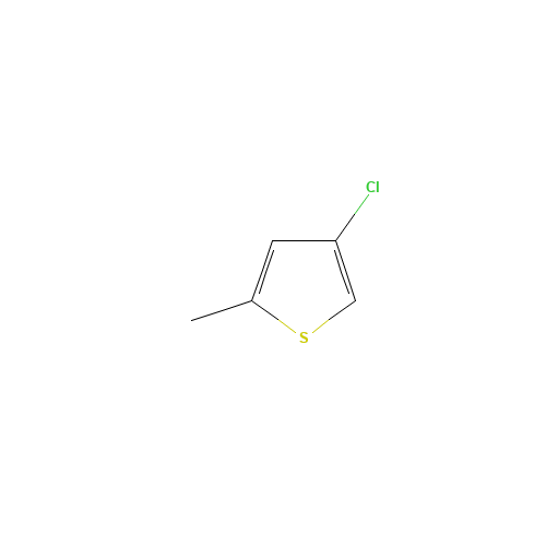 4-chloro-2-methylthiophene (CAS: 91375-70-1) - Chemical Structure and Molecular Formula 