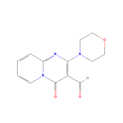 2-morpholin-4-yl-4-oxopyrido[1,2-a]pyrimidine-3-carbaldehyde (CAS: 302326-01-8) - Chemical Structure and Molecular Formula 