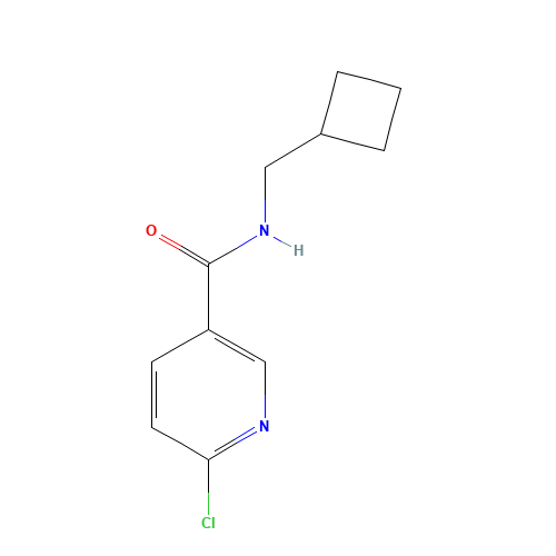 6-chloro-N-(cyclobutylmethyl)pyridine-3-carboxamide (CAS: 585544-27-0) - Related Chemical Product