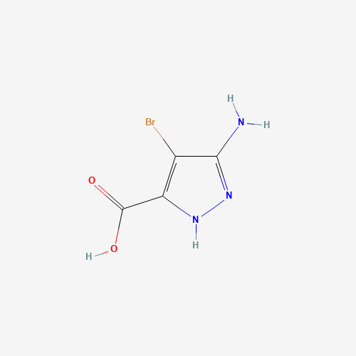 3-amino-4-bromo-1H-pyrazole-5-carboxylic acid (CAS: 351990-74-4) - Related Chemical Product