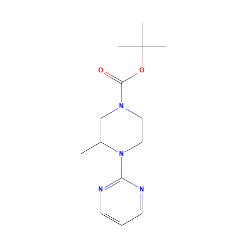 tert-butyl 3-methyl-4-pyrimidin-2-ylpiperazine-1-carboxylate (CAS: 1420963-84-3) - Related Chemical Product