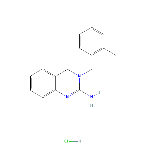 3-[(2,4-dimethylphenyl)methyl]-4H-quinazolin-2-amine;hydrochloride (CAS: 75064-00-5) - Related Chemical Product