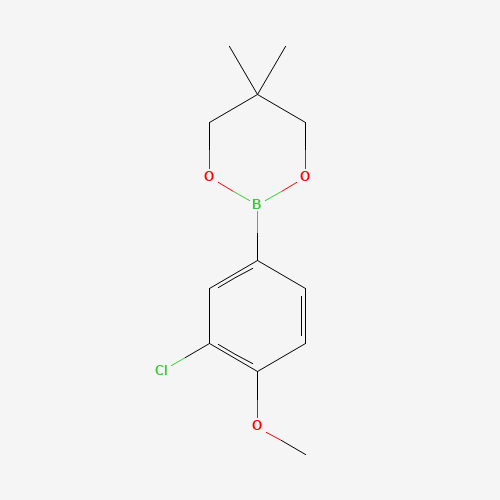 2-(3-chloro-4-methoxyphenyl)-5,5-dimethyl-1,3,2-dioxaborinane (CAS: 1310949-94-0) - Related Chemical Product