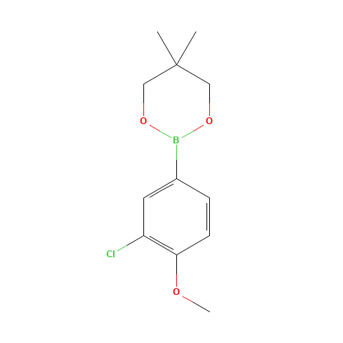 2-(3-chloro-4-methoxyphenyl)-5,5-dimethyl-1,3,2-dioxaborinane (CAS: 1310949-94-0) - Related Chemical Product