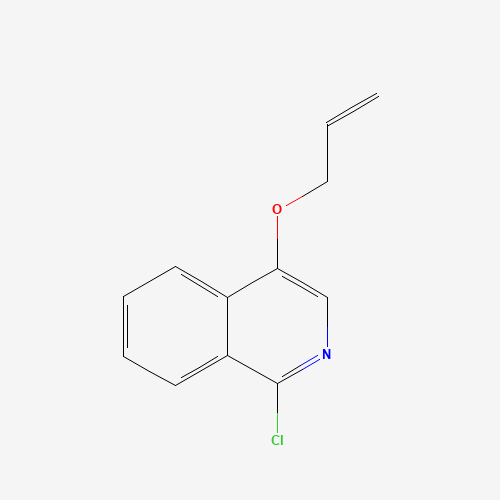1-chloro-4-prop-2-enoxyisoquinoline (CAS: 1201762-63-1) - Chemical Structure and Molecular Formula 
