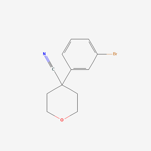 4-(3-bromophenyl)oxane-4-carbonitrile (CAS: 245439-36-5) - Related Chemical Product