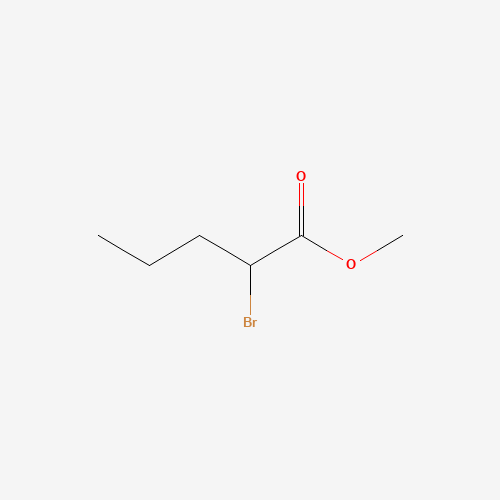methyl 2-bromopentanoate (CAS: 19129-92-1) - Chemical Structure and Molecular Formula 