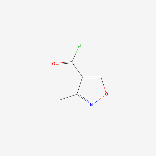 3-methyl-1,2-oxazole-4-carbonyl chloride (CAS: 62348-18-9) - Chemical Structure and Molecular Formula 