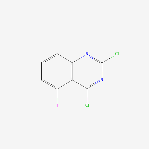 2,4-dichloro-5-iodoquinazoline (CAS: 959237-30-0) - Chemical Structure and Molecular Formula 
