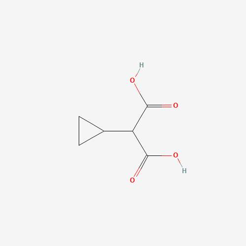2-cyclopropylpropanedioic acid (CAS: 5617-88-9) - Chemical Structure and Molecular Formula 