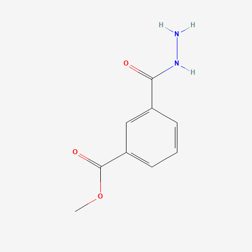 methyl 3-(hydrazinecarbonyl)benzoate (CAS: 67704-17-0) - Chemical Structure and Molecular Formula 