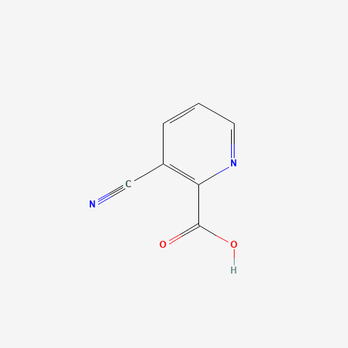 3-cyanopyridine-2-carboxylic acid (CAS: 53940-10-6) - Chemical Structure and Molecular Formula 
