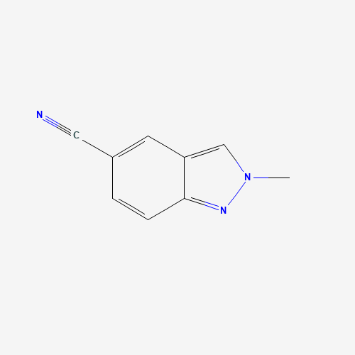 2-methylindazole-5-carbonitrile (CAS: 1159511-49-5) - Chemical Structure and Molecular Formula 