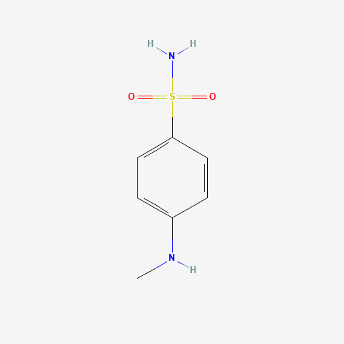 4-(methylamino)benzenesulfonamide (CAS: 16891-79-5) - Chemical Structure and Molecular Formula 