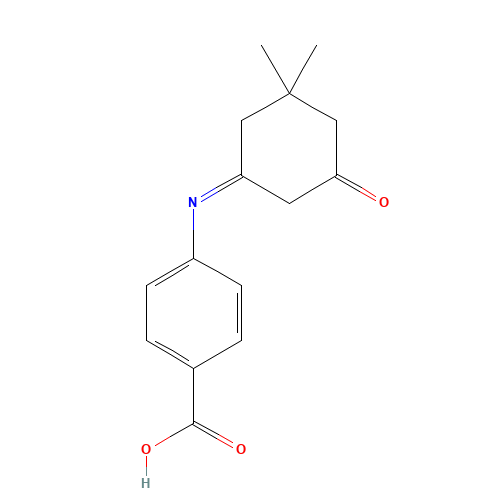 4-[(3,3-dimethyl-5-oxocyclohexylidene)amino]benzoic acid (CAS: 436811-31-3) - Related Chemical Product