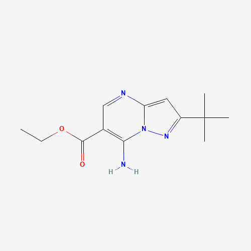 ethyl 7-amino-2-tert-butylpyrazolo[1,5-a]pyrimidine-6-carboxylate (CAS: 98710-44-2) - Related Chemical Product