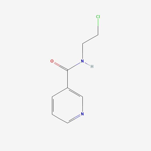 N-(2-chloroethyl)pyridine-3-carboxamide (CAS: 39262-24-3) - Chemical Structure and Molecular Formula 