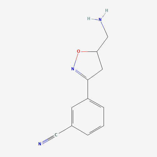3-[5-(aminomethyl)-4,5-dihydro-1,2-oxazol-3-yl]benzonitrile (CAS: 193006-29-0) - Related Chemical Product
