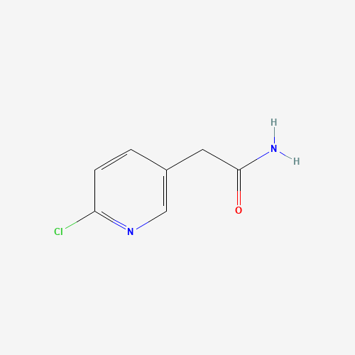 2-(6-chloropyridin-3-yl)acetamide (CAS: 433336-90-4) - Chemical Structure and Molecular Formula 