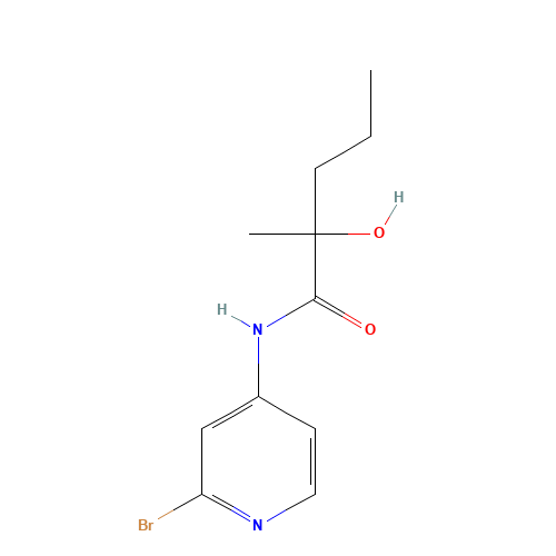 N-(2-bromopyridin-4-yl)-2-hydroxy-2-methylpentanamide (CAS: 1433904-38-1) - Related Chemical Product
