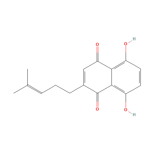 5,8-dihydroxy-2-(4-methylpent-3-enyl)naphthalene-1,4-dione (CAS: 43043-74-9) - Related Chemical Product