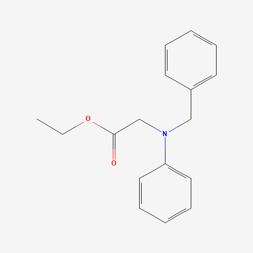 ethyl 2-(N-benzylanilino)acetate (CAS: 49790-83-2) - Chemical Structure and Molecular Formula 