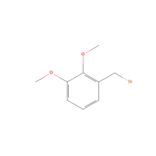 1-(bromomethyl)-2,3-dimethoxybenzene (CAS: 54636-77-0) - Chemical Structure and Molecular Formula 