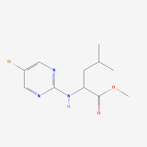 methyl 2-[(5-bromopyrimidin-2-yl)amino]-4-methylpentanoate (CAS: 459164-55-7) - Related Chemical Product