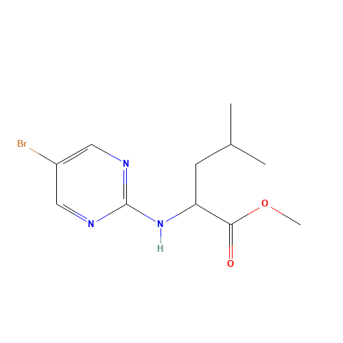 methyl 2-[(5-bromopyrimidin-2-yl)amino]-4-methylpentanoate (CAS: 459164-55-7) - Related Chemical Product