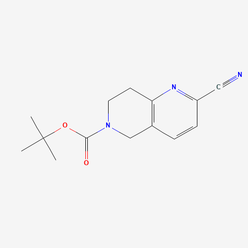 tert-butyl 2-cyano-7,8-dihydro-5H-1,6-naphthyridine-6-carboxylate (CAS: 259809-46-6) - Related Chemical Product