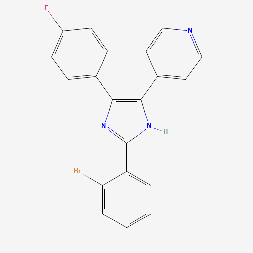 4-[2-(2-bromophenyl)-4-(4-fluorophenyl)-1H-imidazol-5-yl]pyridine (CAS: 384820-17-1) - Related Chemical Product