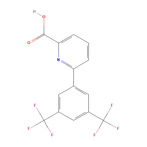 6-[3,5-bis(trifluoromethyl)phenyl]pyridine-2-carboxylic acid (CAS: 887982-70-9) - Related Chemical Product