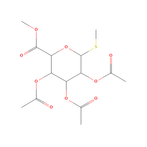 methyl 3,4,5-triacetyloxy-6-methylsulfanyloxane-2-carboxylate (CAS: 129541-34-0) - Related Chemical Product