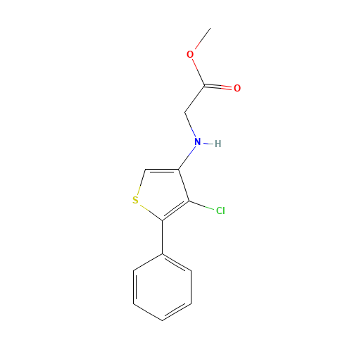 methyl 2-[(4-chloro-5-phenylthiophen-3-yl)amino]acetate (CAS: 942941-88-0) - Related Chemical Product