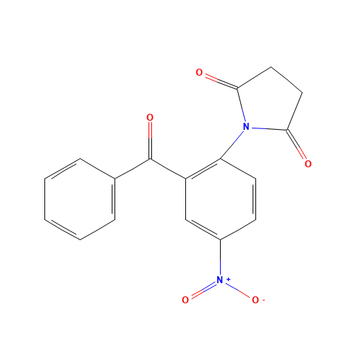 1-(2-benzoyl-4-nitrophenyl)pyrrolidine-2,5-dione (CAS: 627085-89-6) - Related Chemical Product