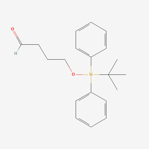 4-[tert-butyl(diphenyl)silyl]oxybutanal (CAS: 127793-62-8) - Chemical Structure and Molecular Formula 