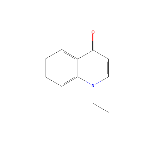 1-ethylquinolin-4-one (CAS: 13720-89-3) - Chemical Structure and Molecular Formula 